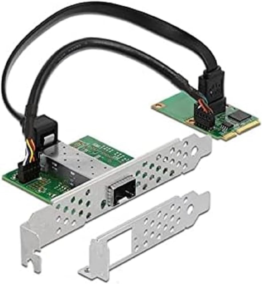 DELOCK Mini PCIe I/O PCIe Full Size 1 x SFP Gigabit LAN