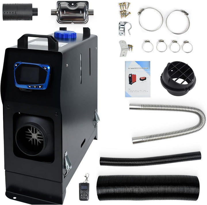 UISEBRT 8KW Standheizung Diesel Lufterhitzer 12V, Air Diesel Heizung Dieselheizung mit SchalldÀmpfer