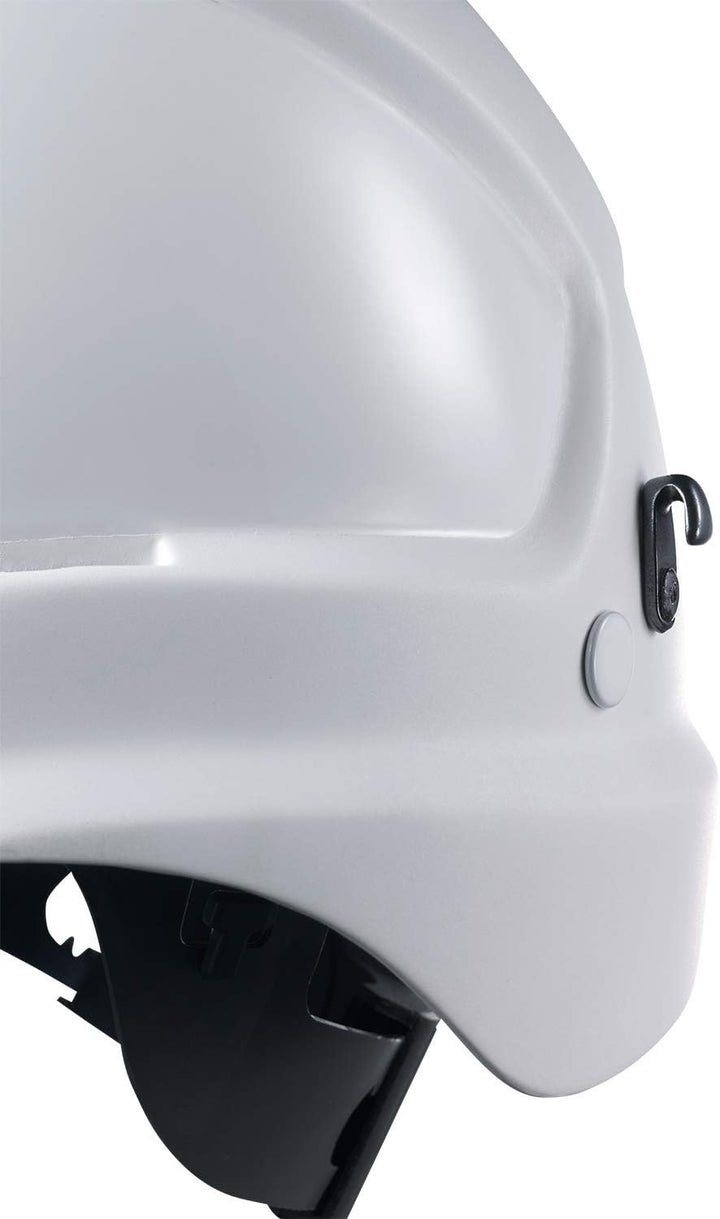 Uvex Pheos Alpine Schutzhelm - Belüfteter Arbeitshelm für die Baustelle - Weiss Weiss Einheitsgrösse