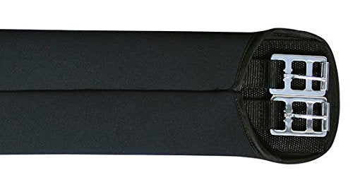 HKM 4000315044801 Softoprensattelgurt9100 schwarz120 120 Schwarz, 120 Schwarz