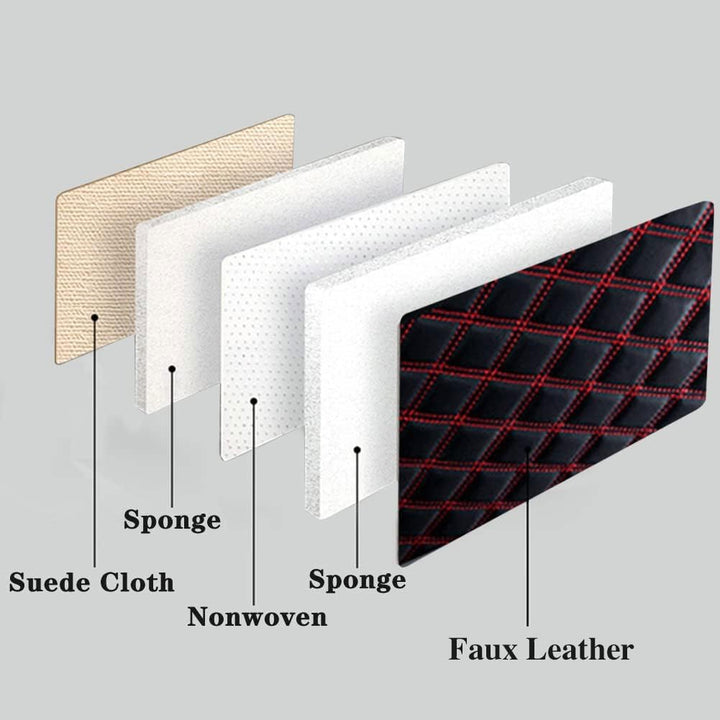 WANGIRL Sitzbezug Auto Rückbank, Autositzbezüge Leder Universal Geteilter, Kompatibel mit Den Meiste