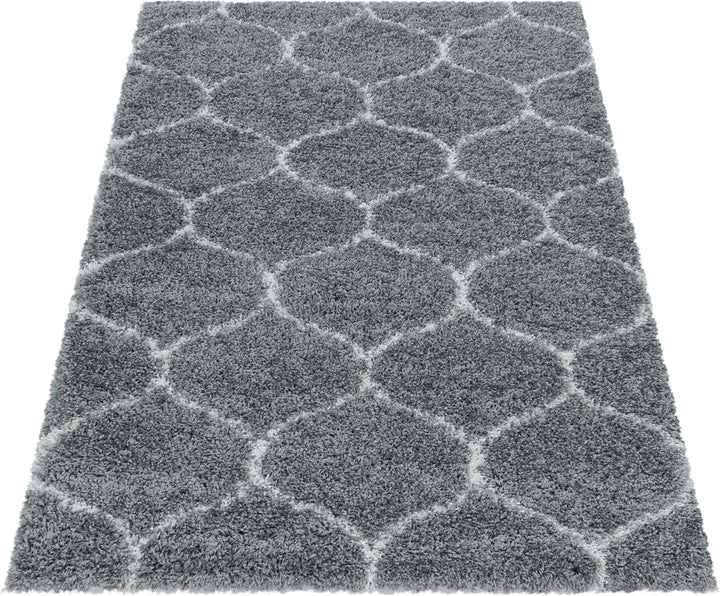 Hochflor Teppich Wohnzimmer im Skandinavischen Stil Skandinavisches Design Läufer Teppich Flauschige