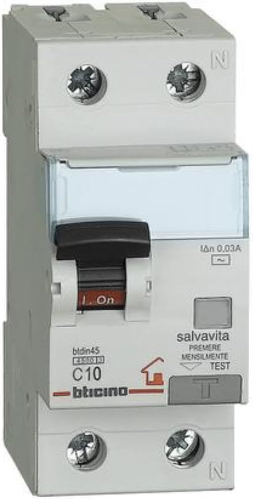 MAGNETOTERMISCHER DIFF. AC 1P+N 6A 4.5KA 30MA