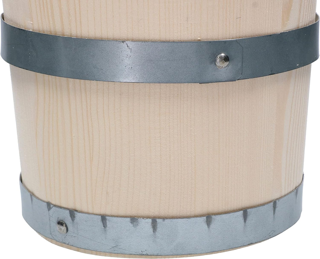 KOTARBAU® Holzeimer Holzfass Holzkübel Blumentopf Blumeneimer ohne Schnurhenkel, Eimer ohne Schnurhe