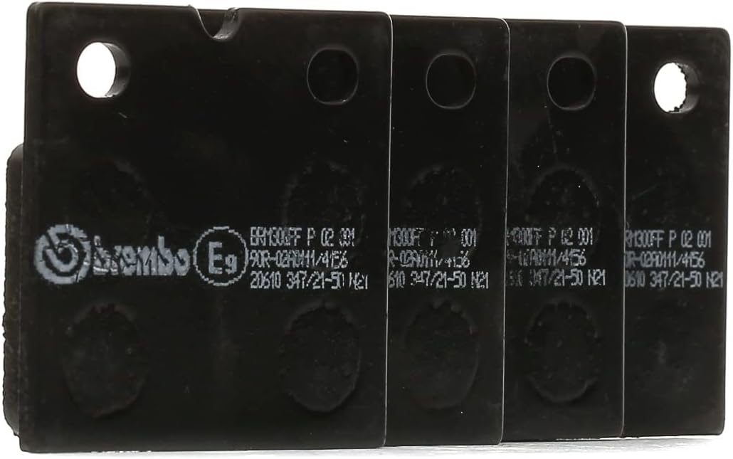 Brembo P02001 Hintere Bremsbeläge, Anzahl 4