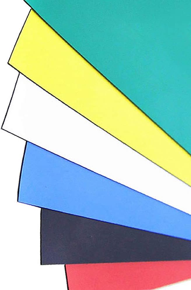 TUKA-i-AKUT 24x A4 Magnetfolie zum Beschriften und Zuschneiden, Flexibel Magnet Tafelfolie Magnetplä