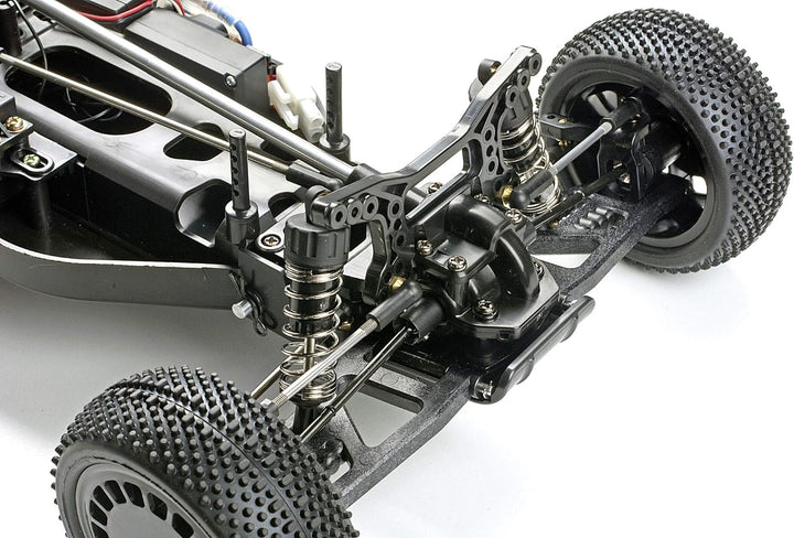 Tamiya 300158370 1:10 Dark Impact 4WD Buggy DF-03, ferngesteuertes Auto, RC Fahrzeug, Modellbau, Bau