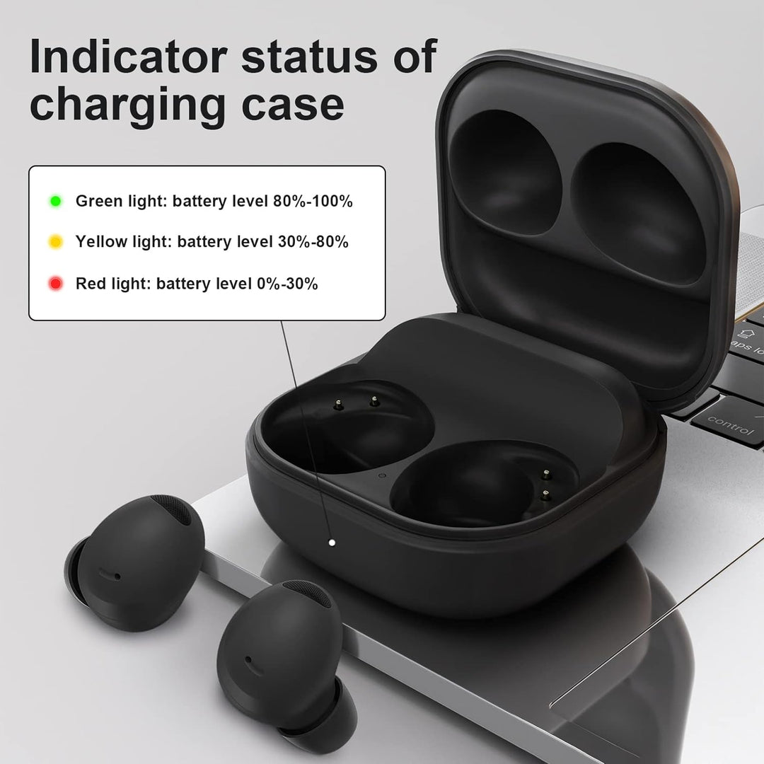 leChivée Ersatz Ladecase für Samsung Galaxy Buds 2 Pro,Kabelloses Ladecase Kompatibel mit Galaxy Bud