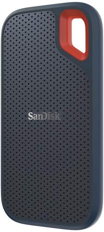 SanDisk Extreme 2 TB Portable SSD Festkörper-Laufwerk(USB-C, mit 550 MB/s Übertragungsraten, AES-Ver