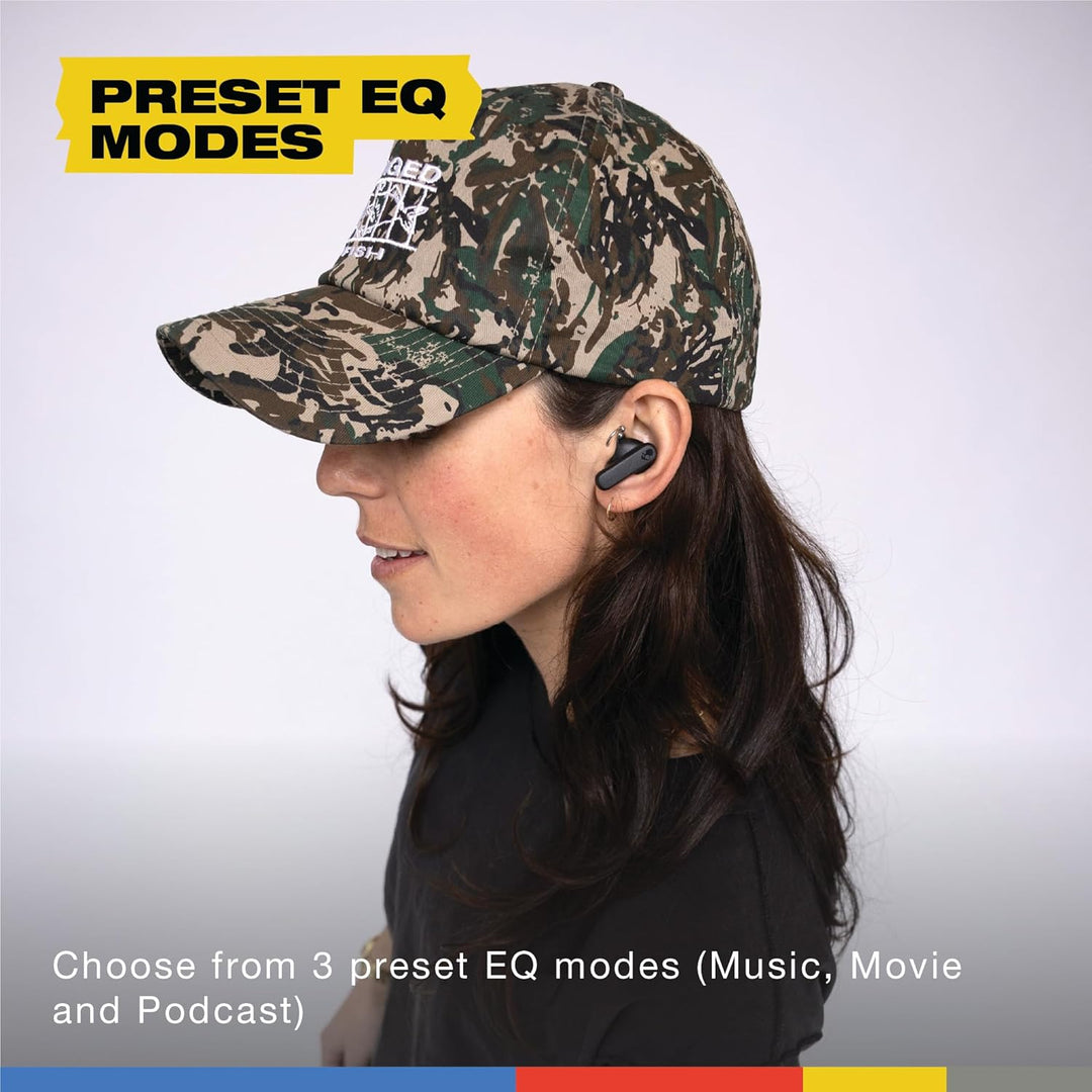 Skullcandy Smokin' Buds In-Ear Wireless-Kopfhörer, 20 Std. Akkulaufzeit, 50 % nachhaltiger Kunststof