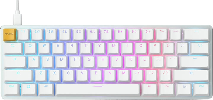 Glorious Gaming GMMK Compact (60%) – Mechanisches Gaming-Keyboard, Gateron Brown Schalter (taktil),