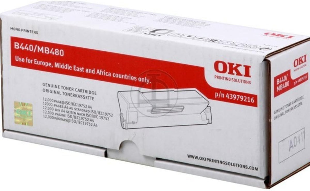 Oki Kompatibler Toner, kompatibel mit MB480, Schwarz
