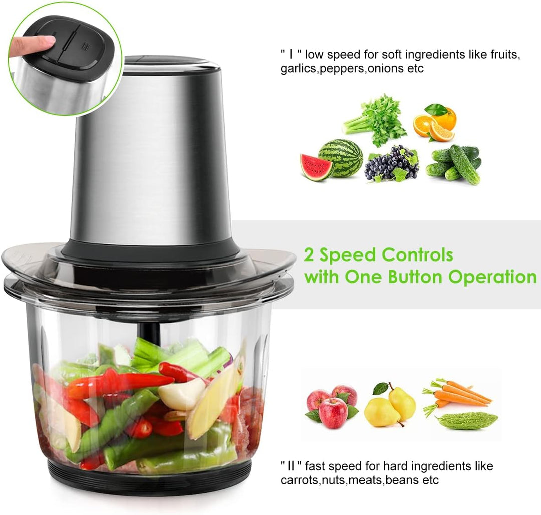 Zerkleinerer, Elektrischer Zerkleinerer 400 Watt Multi Zerkleinerer Küche Elektrisch Universalzerkle