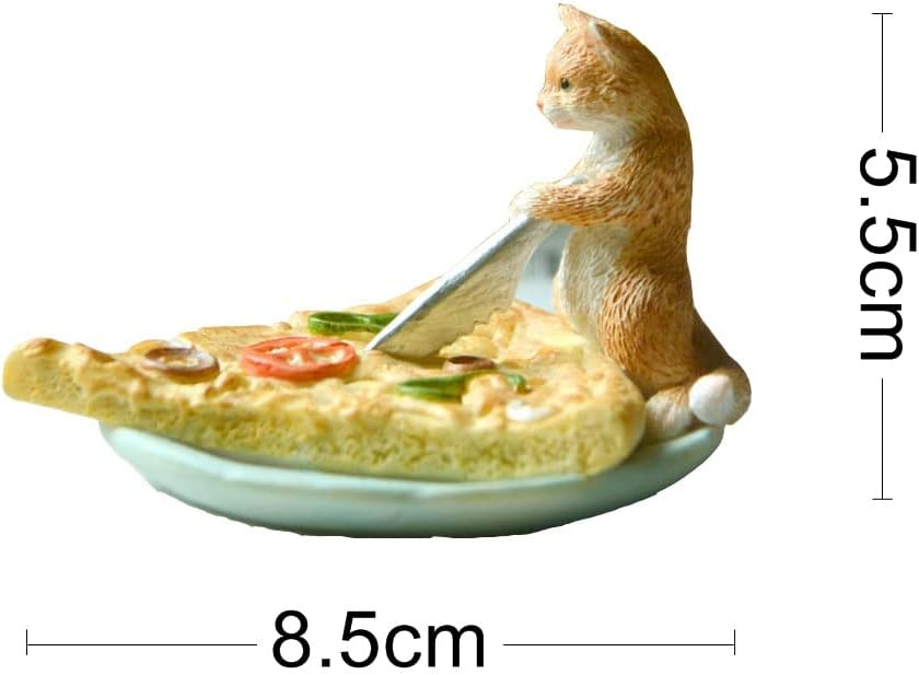 Gemmia Miniatur Feengarten Katze Figur- Dinnerparty vorbereiten Katze, Dinnerparty Vorbereiten Katze