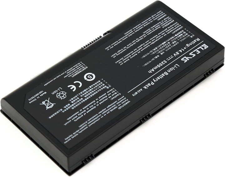 BLESYS 14.8V A42-M70 Akku für ASUS M70V X71 G71 X72 N70SV Serie Laptop 4400mAh