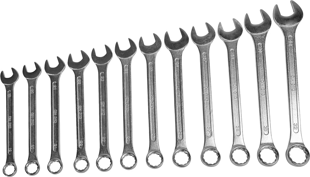 Brüder Mannesmann Gabel-Ringschlüsselsatz, 25-tlg., 7-32 mm, CV, M 130-25