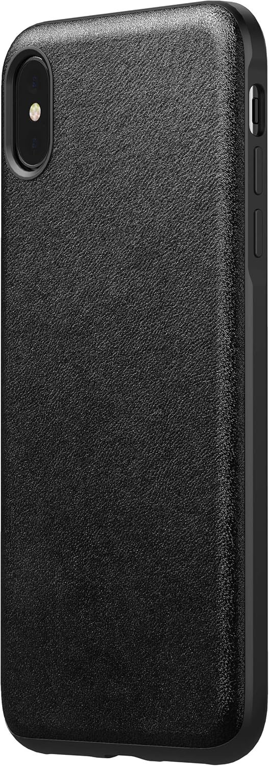 NOMAD NM21T10R00 Rugged Leather Case iPhone XS Max schwarz