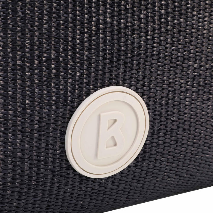 Bogner Ladies Airolo Malina Tote XL Schwarz - Geflochtene stylische Damen Tasche, Grösse One Size -
