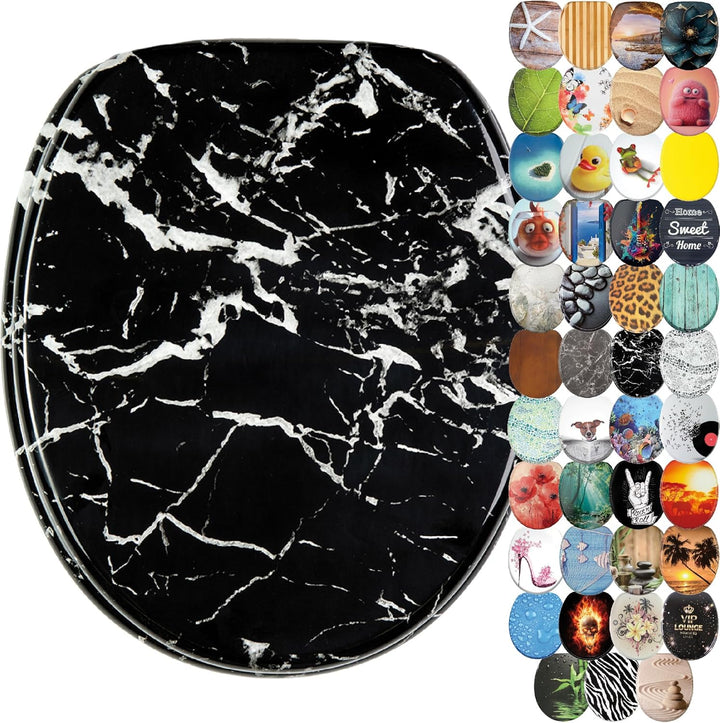 Sanilo WC Sitz mit Absenkautomatik, viele schöne Toilettendeckel zur Auswahl, hochwertige und stabil