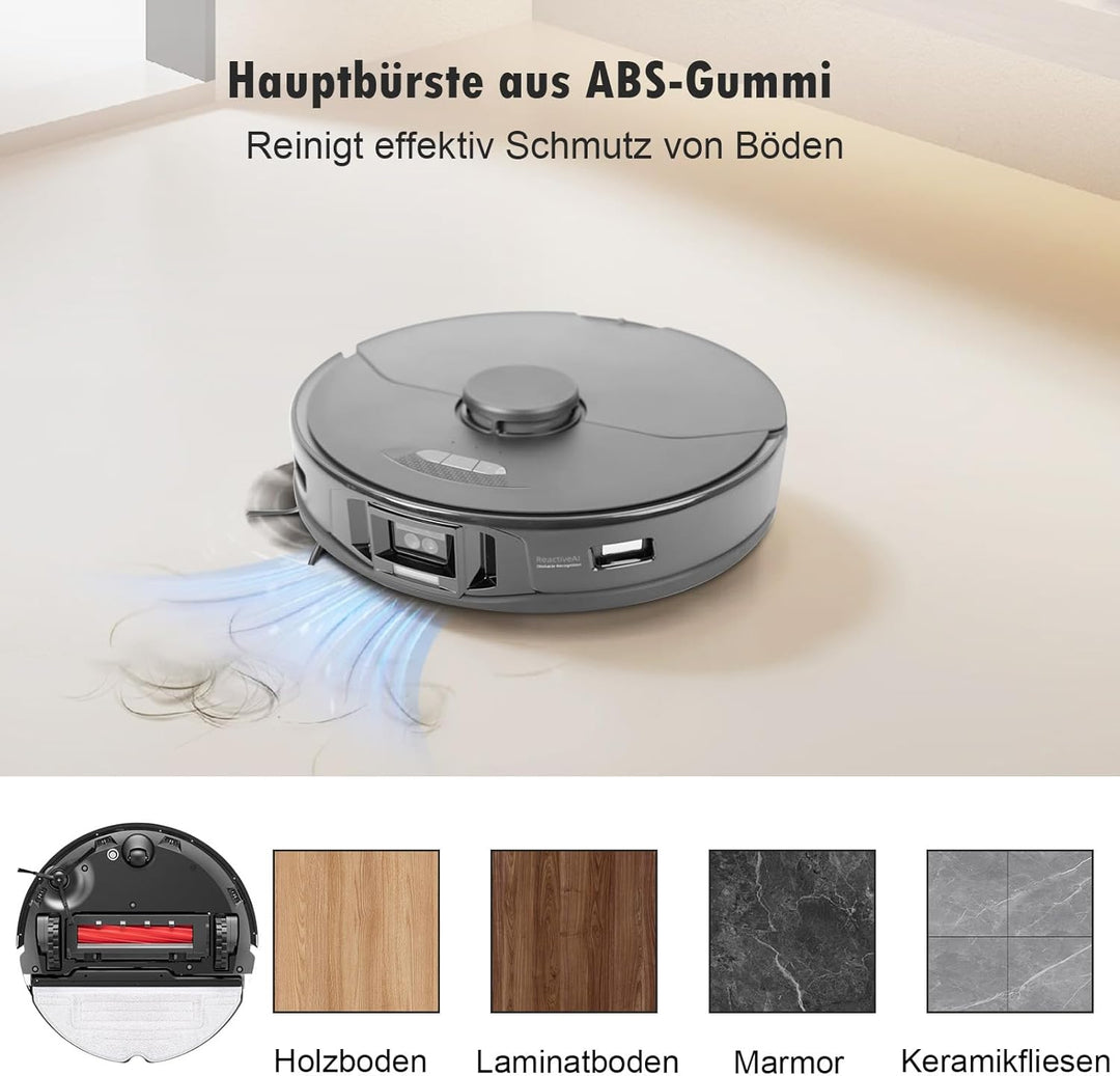 4 Stück Hauptbürste für Roborock S7 / S7+ / S7 MaxV / S7 Max Ultra / S7 MaxV Plus / S7 MaxV Ultra /