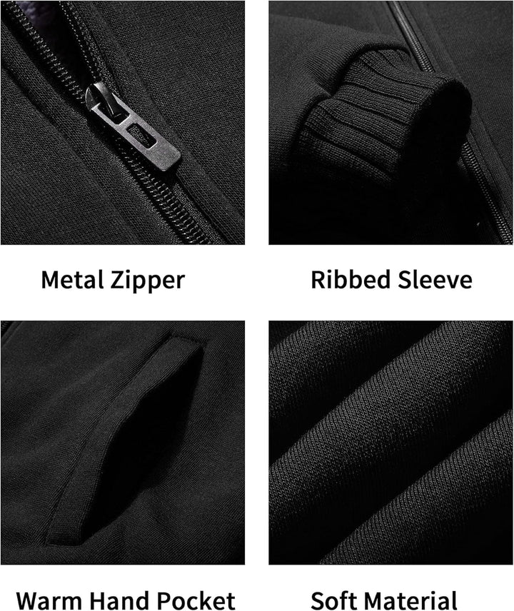 LLdress Fleecejacke Jungen Kapuzenpullover Mit Zipper Kinder Hoodie JungnsWarm Kapuzenjacke Causal W