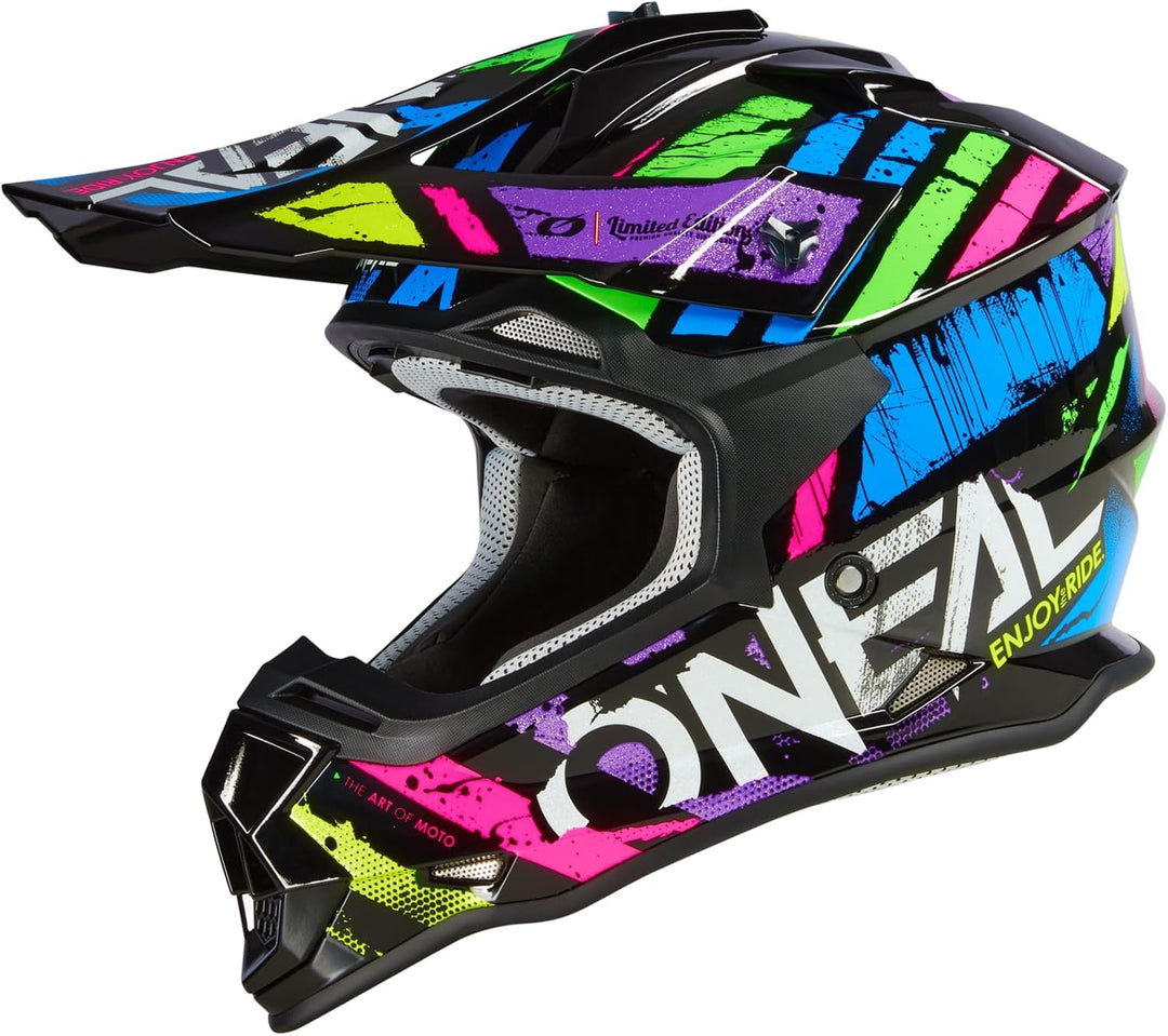O'NEAL Unisex – Erwachsene 2srs Helmet Glitch V.23 Helm L Multi, L Multi