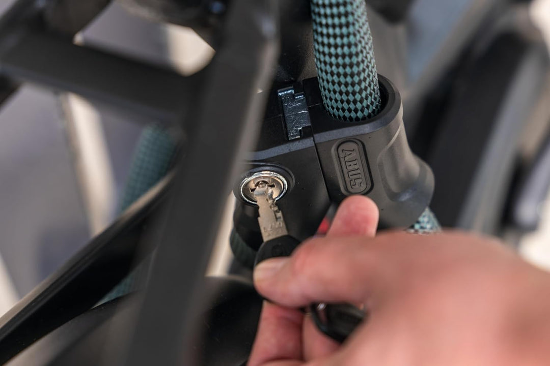 ABUS Kettenschloss Infinity Loop 1806 - flexibles Fahrradschloss mit 2 längenverstellbaren Schlaufen