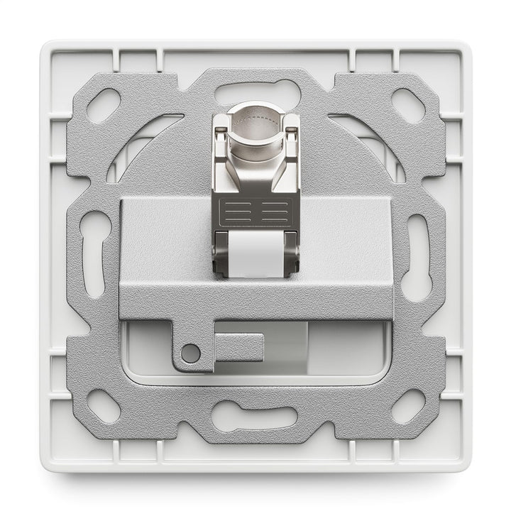 deleyCON 4x CAT8 Keystone Netzwerkdosen Set 2000 MHz 40 GBit/s Unterputz 4x Netzwerkdose & 4x Keysto