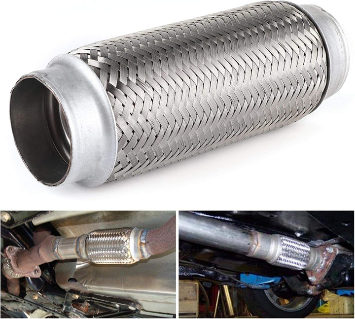 Flexibles Auspuffrohr, Edelstahl-Auspuff Flexibles Rohr Flexi Joint Repair Tube Autozubehör[55MM*200