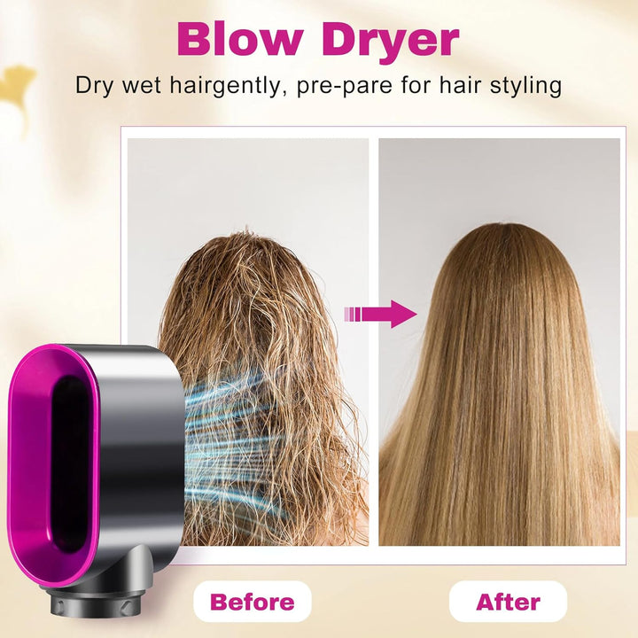 Vorstyling-Trockner-Aufsatzdüse Ersatz für Dyson Airwrap Styler rotierende Lockenfässer Haarzubehör,