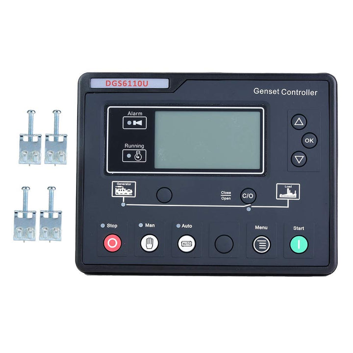 Generator Controller, DGS6110U Elektronisches Generator-Controller-Modul LCD-Display Kunststoff-Gene