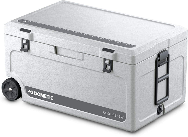 DOMETIC Cool-Ice CI 85W, tragbare Passiv-Kühlbox / Eisbox mit Rollen und Griff, 86 Liter, für Auto,