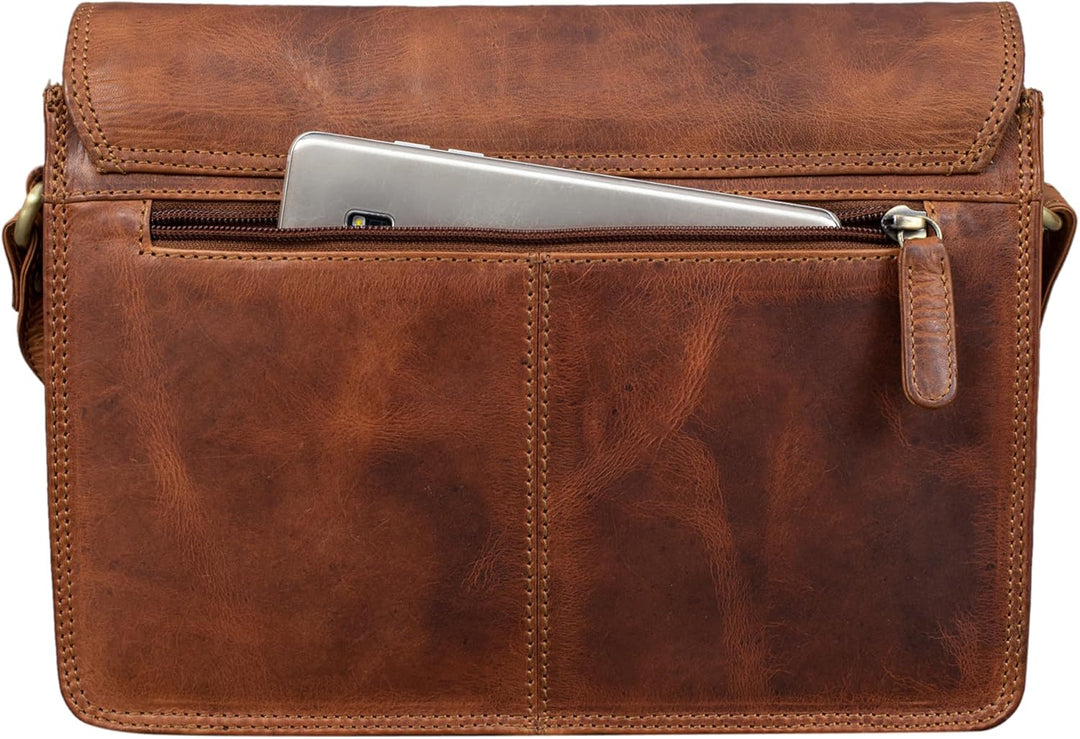 STILORD 'Liv' Damentasche Leder Handtasche Umhängetasche klein Frauen Ausgehtasche Schultertasche Vi