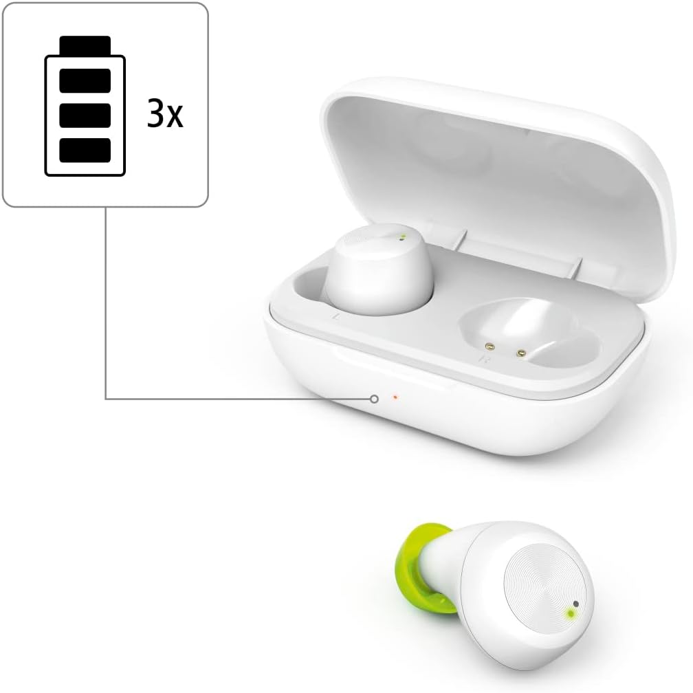 Hama Bluetooth Kopfhörer Spirit Chop IPX4 (True Wireless In Ear Kopfhörer weiss, Kopfhörer kabellos,