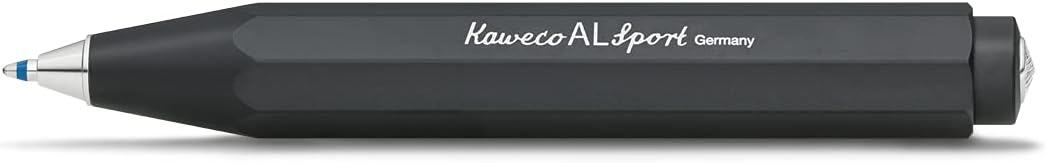 Kaweco 10000100 Al Sport Black Business Kuli aus hochwertigem Aluminium I 12 g leichter Taschen-Kuge