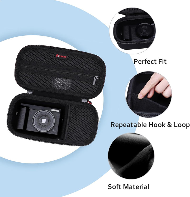 XANAD Tasche für Sony Alpha 6400/6700 / 6100/6600, Alpha ZV-E10 II/ZV-E10 / ZV-1, Alpha 7/7 II / 7 I