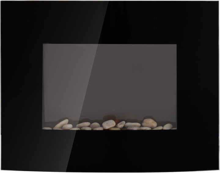 HOMCOM Elektrokamin Kamin Kaminofen Elektrischer 2 Leistungsstufen einstellbar 900/1800 W LED 65 x 1