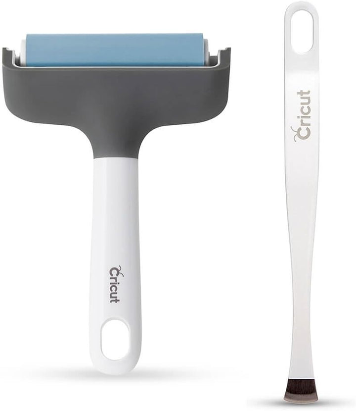 Cricut 2009039, Silber, Roll Holder for Explore 3 and Maker 3 & Unbekannt Applikator und Entferner S
