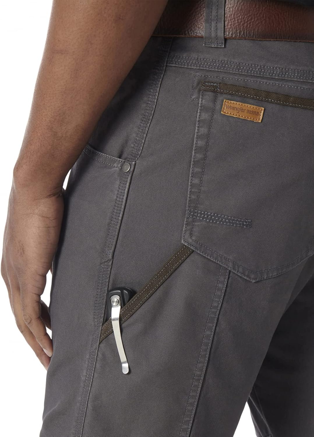 Wrangler Herren Straight Leg Utility Pant Arbeitshose 36W / 36L Nadelstreifen-grau, 36W / 36L Nadels
