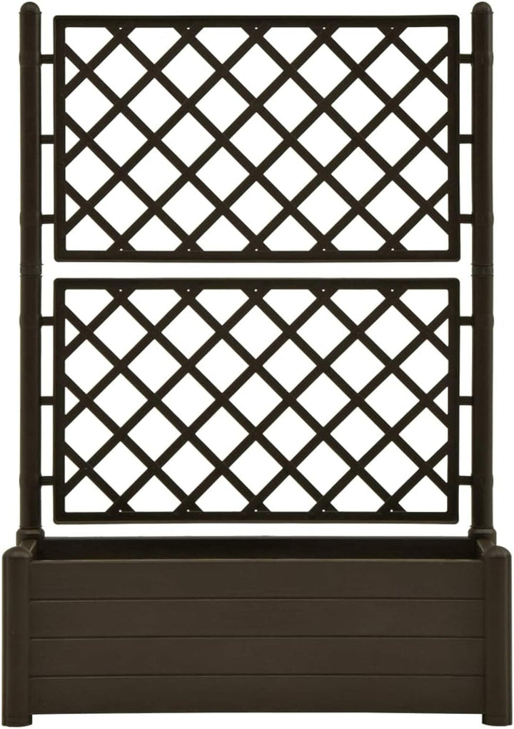 Gecheer Pflanzkübel mit Spalier Blumenkästen Pflanzencontainer Gartenspalier Rankgitter Rankhilfe Pf