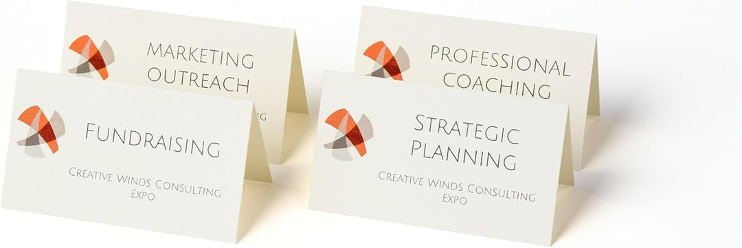 AVERY Bedruckbare kleine Zeltkarten mit Sure Feed Technologie, 5,1 x 8,9 cm, Elfenbein, 160 leere Ti