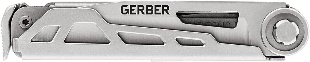 Gerber Taschenmesser mit 8 Funktionen, Multitool mit glatter Klinge, ArmBar Cork, Dunkelgrau, Edelst