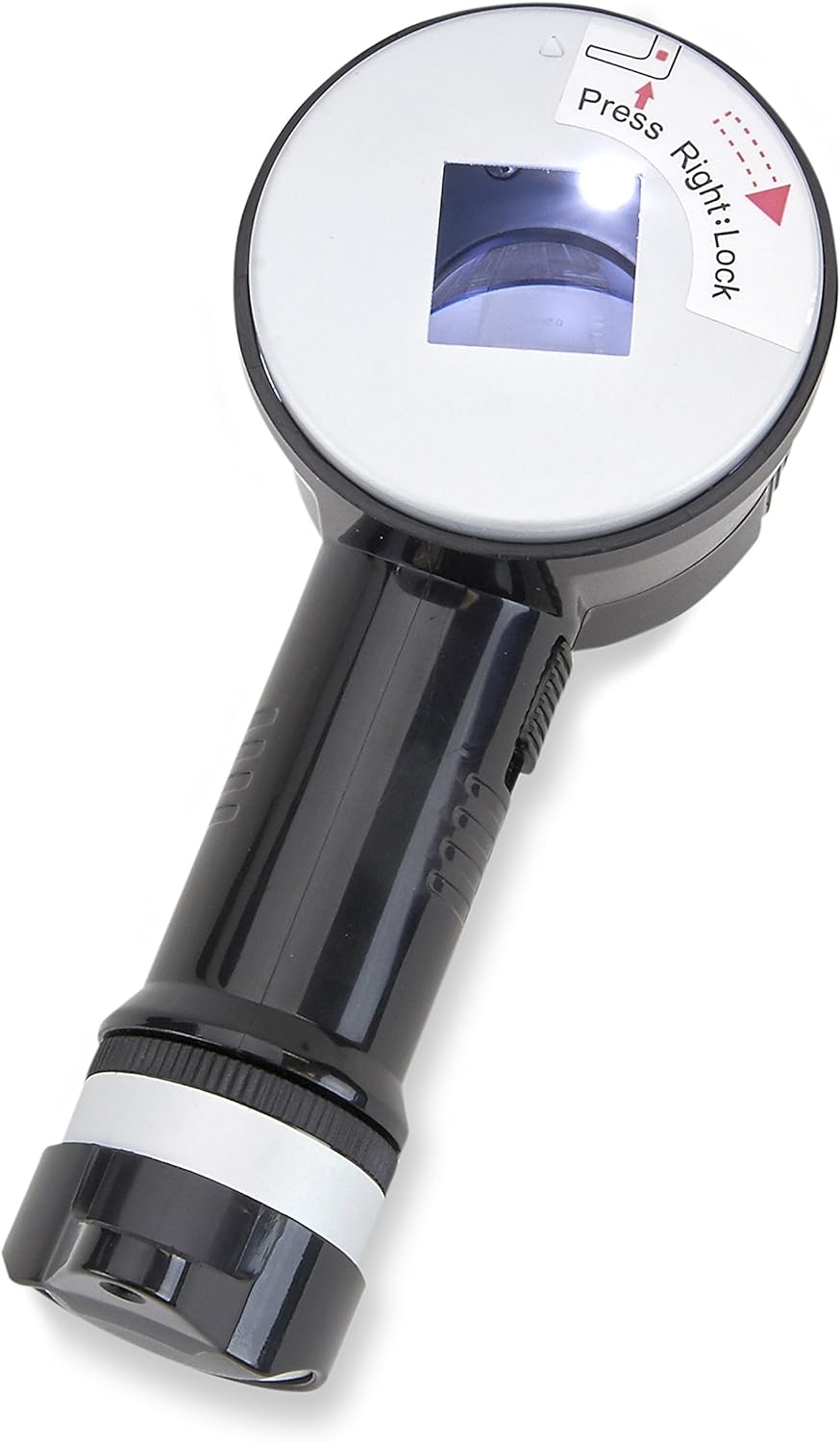 Carson CP-45 MeasureLoupe 11,5x Messlupe mit LED, UV-Licht und Messskala Single, Single