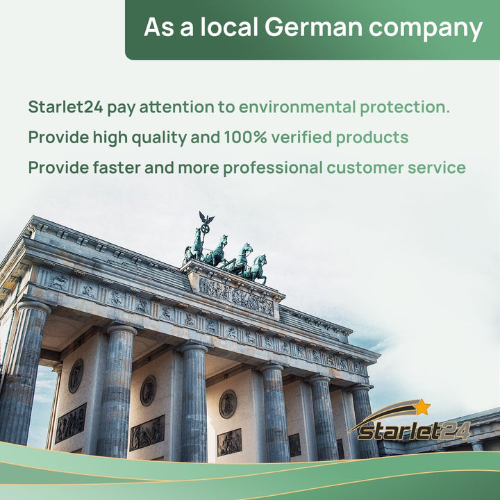 Starlet24 2X CLT-P404C Schwarz Tonerkartusche Kompatibel für Samsung CLT-K404S CLT-404S P404C Schwar