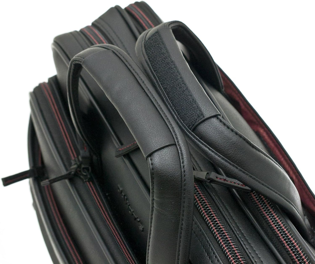 Business Schulter Arbeits Aktentasche mit Laptop-Fach 41cm lang Schwarz Bowatex