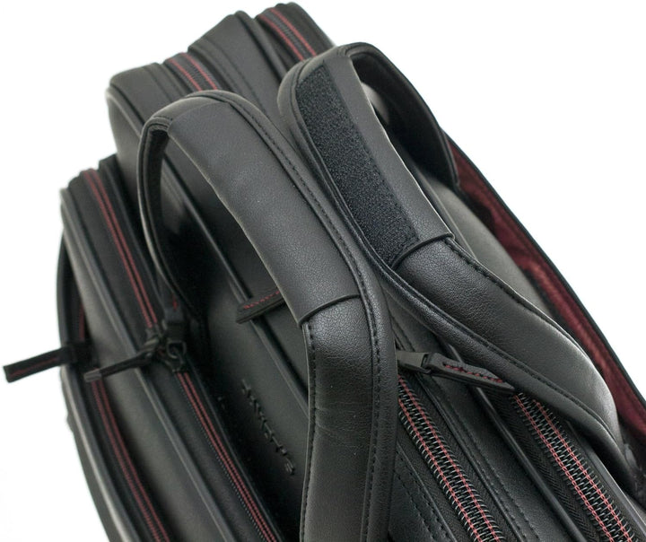 Business Schulter Arbeits Aktentasche mit Laptop-Fach 41cm lang Schwarz Bowatex