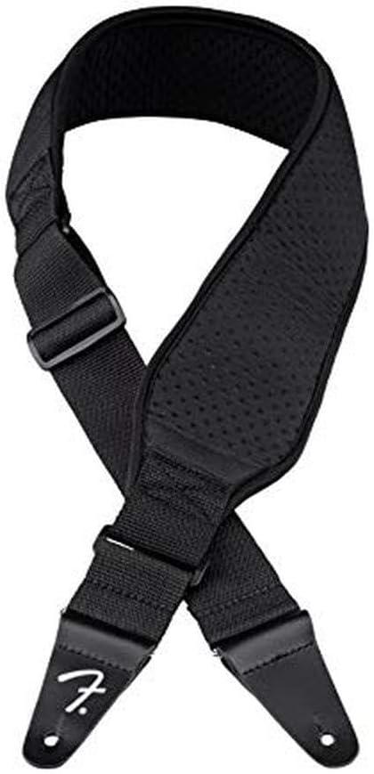 Fender© Swell Neoprene Strap, 7,5cm, Schwarz, Schwarz