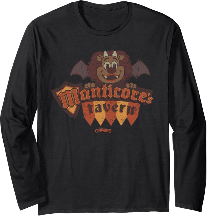 Disney PIXAR Onward Manticore's Tavern Logo Langarmshirt