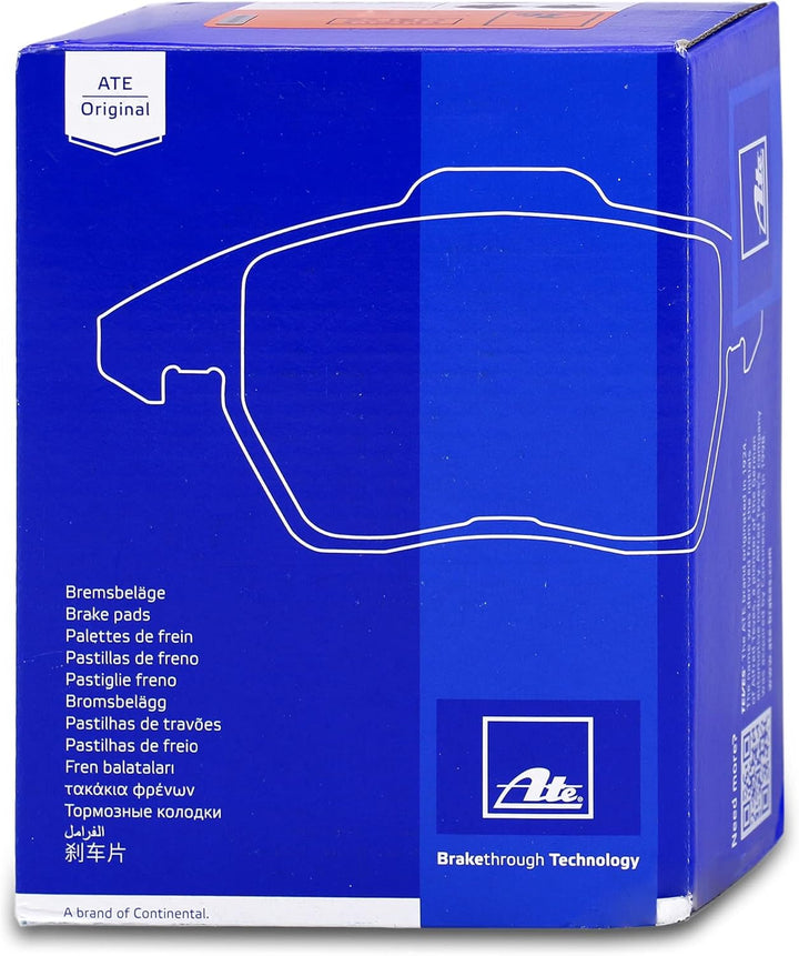 ATE Original Bremsbeläge - Belagsatz - für Scheibenbremse - 13.0460-7256.2 - ECE-R90 Strassenzulassu