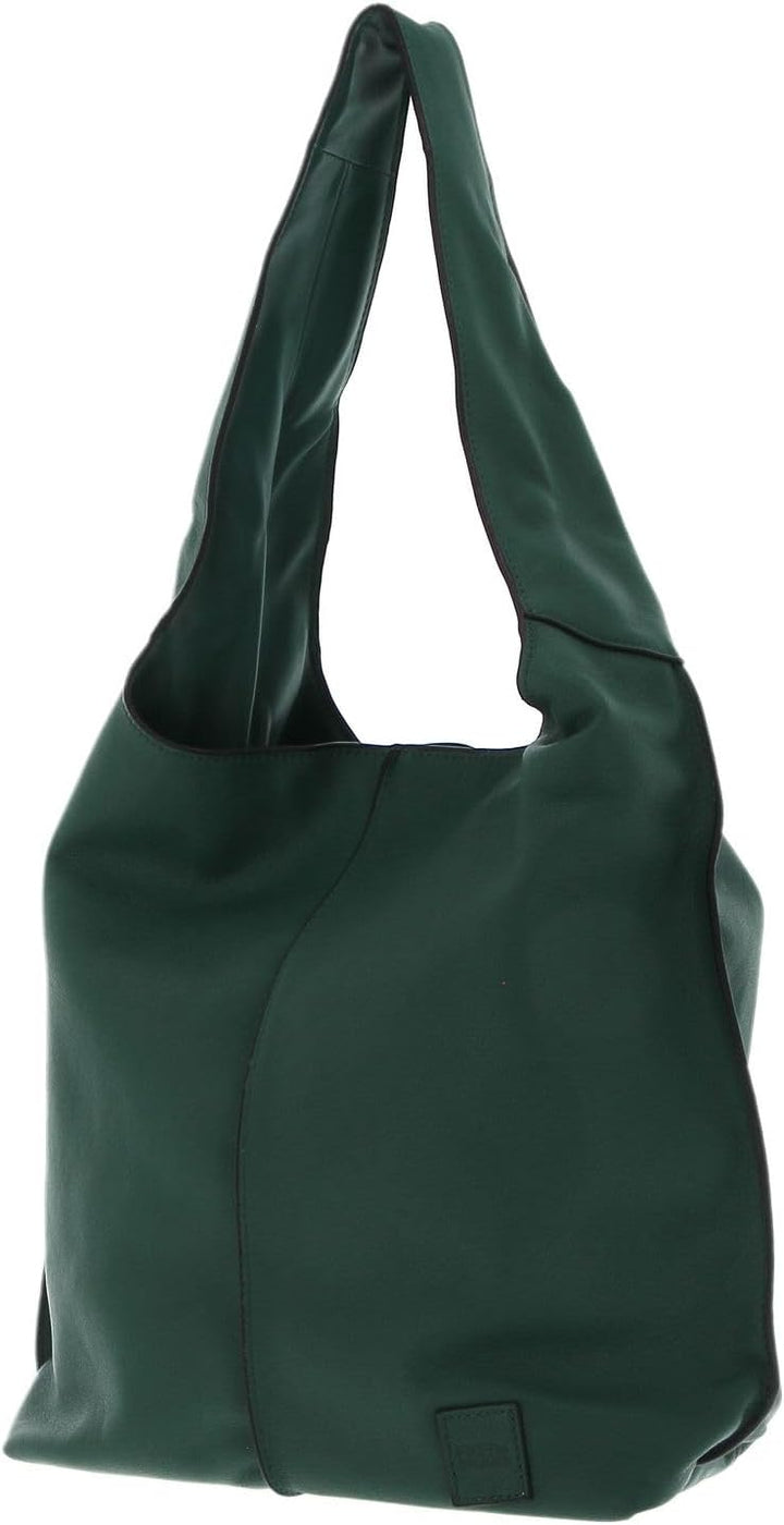 FREDsBRUDER Damen Tasche Schultertasche Shopper Umhängetasche Schultertasche Logoschriftzug Glattled